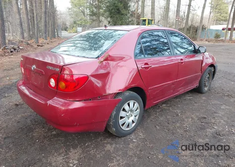 2004 Toyota Corolla Le z USA, uszkodzony, nr VIN JTDBR32E342027194